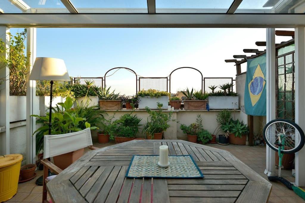 罗马Super Sunny Penthouse With Terrace公寓 外观 照片